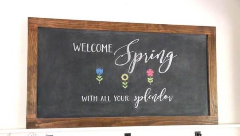 Spring Chalkboard Ideas